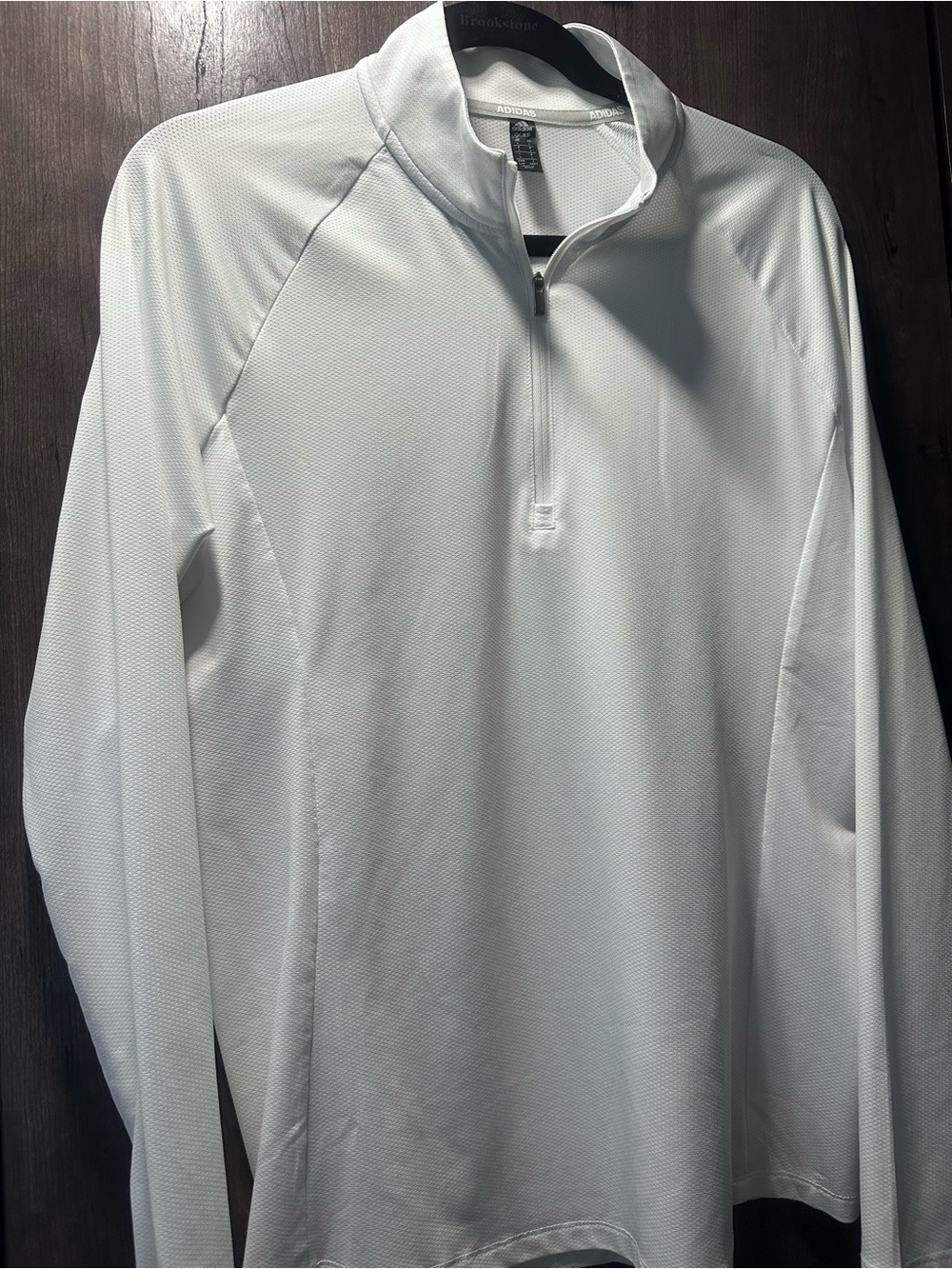 Adidas Golf Quarter Zip Pullover Mens Medium Navy Long Sleeve Shirt Performance
